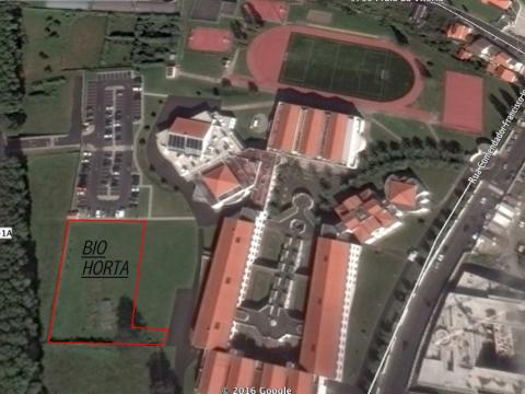 Localização da BIOHORTA na Escola Secundária Vitorino Nemésio